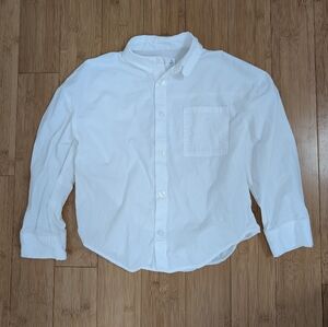 Wonder Nation White Button Down Shirt for Kids